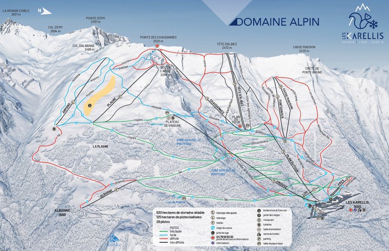 Séjour «Ski famille débutants»  aux Karellis